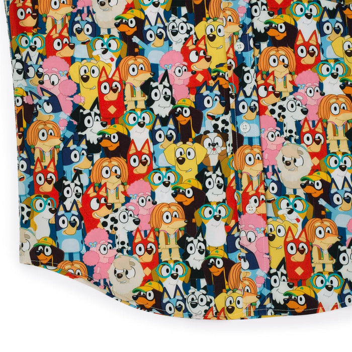 RSVLTS Bluey Short Sleeve Shirt Bluey "Primary Pals" – KUNUFLEX Short Sleeve Shirt