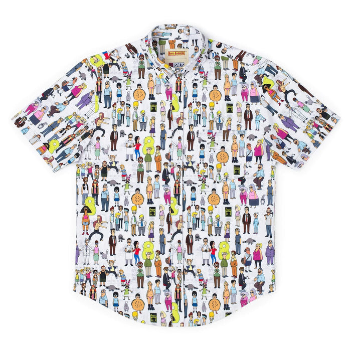 RSVLTS RSVLTS® Bob's Burgers "Character Mash Up"_ KUNUFLEX Short Sleeve Shirt Bob's Burgers "Character Mash Up"_ KUNUFLEX Short Sleeve Shirt