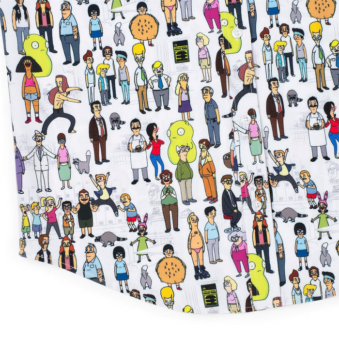 RSVLTS RSVLTS® Bob's Burgers "Character Mash Up"_ KUNUFLEX Short Sleeve Shirt Bob's Burgers "Character Mash Up"_ KUNUFLEX Short Sleeve Shirt
