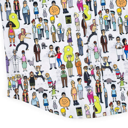 RSVLTS RSVLTS® Bob's Burgers "Character Mash Up"_ KUNUFLEX Short Sleeve Shirt Bob's Burgers "Character Mash Up"_ KUNUFLEX Short Sleeve Shirt