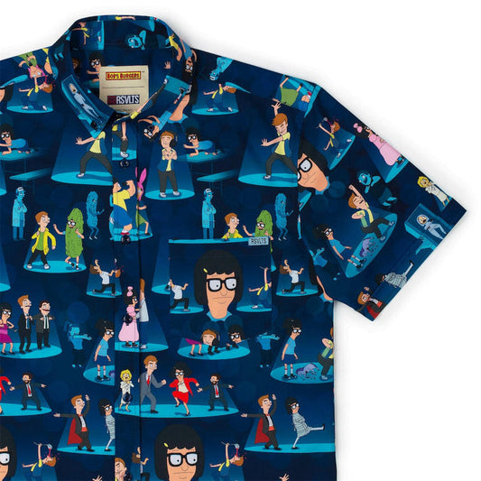 RSVLTS XS RSVLTS® Bob's Burgers "Dancing Tina"_ KUNUFLEX Short Sleeve Shirt Bob's Burgers "Dancing Tina"_ KUNUFLEX Short Sleeve Shirt