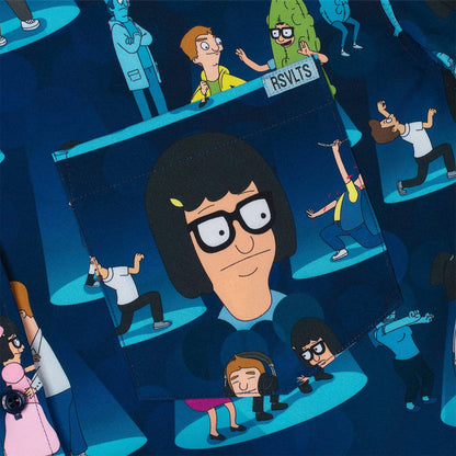 RSVLTS RSVLTS® Bob's Burgers "Dancing Tina"_ KUNUFLEX Short Sleeve Shirt Bob's Burgers "Dancing Tina"_ KUNUFLEX Short Sleeve Shirt