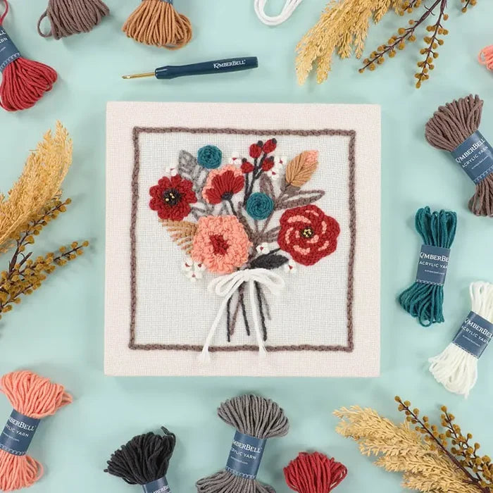Boho Blossoms Punchneedle Kit