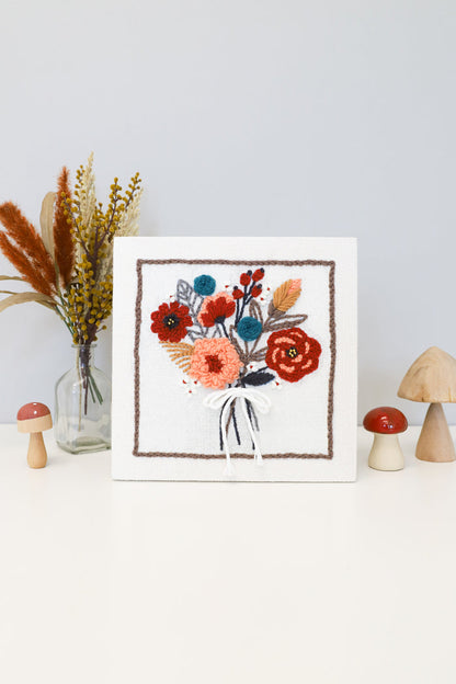 Boho Blossoms Punchneedle Kit