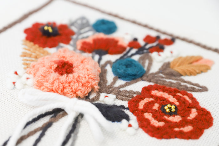 Boho Blossoms Punchneedle Kit