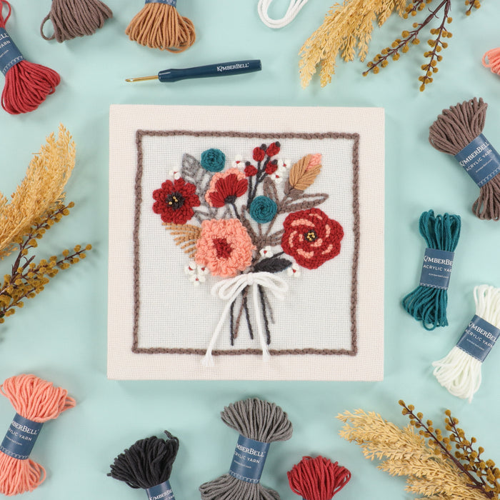 Boho Blossoms Punchneedle Kit