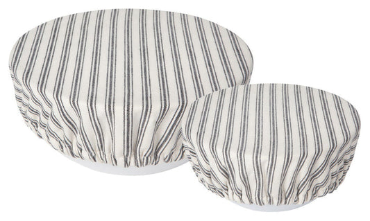 Bowl Cover Set - Ticking Stripe