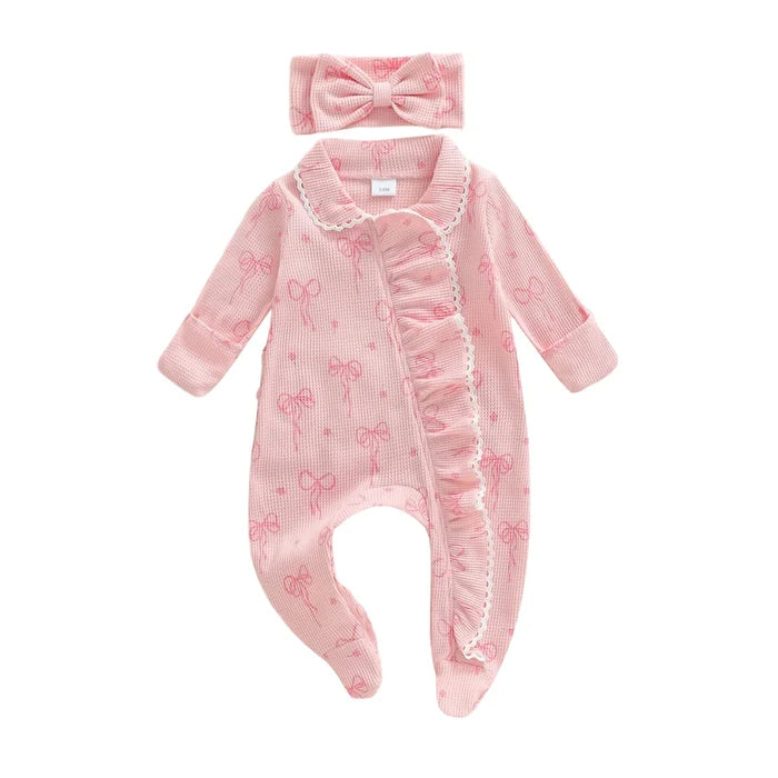 BOWTIES Ruffle Jumpsuit