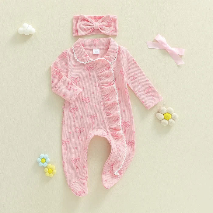 BOWTIES Ruffle Jumpsuit