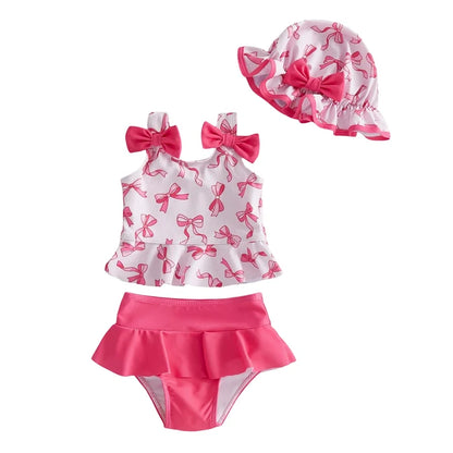 BOWTIES Tankini with Sun Hat
