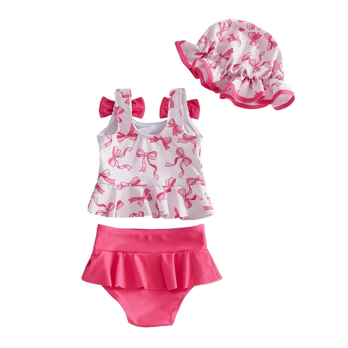 BOWTIES Tankini with Sun Hat