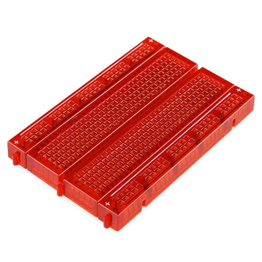 Breadboard - Translucent Self-Adhesive (Red) by Sparkfun - The Pi Hut