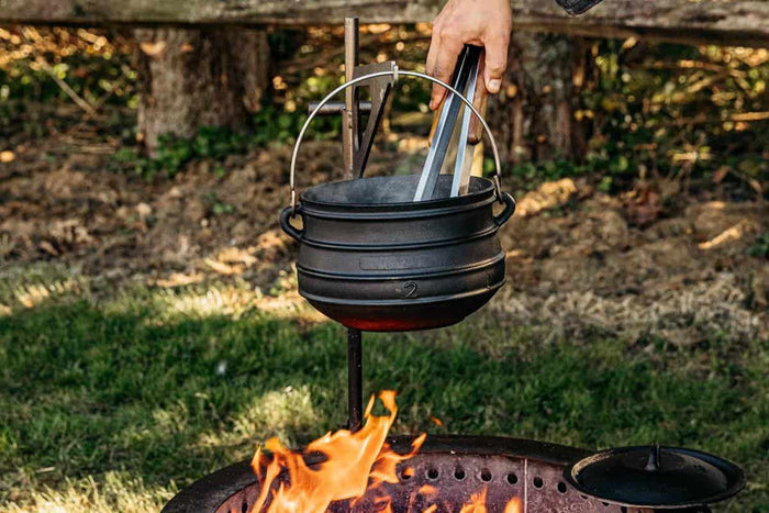 Breeo Kettle over the fire