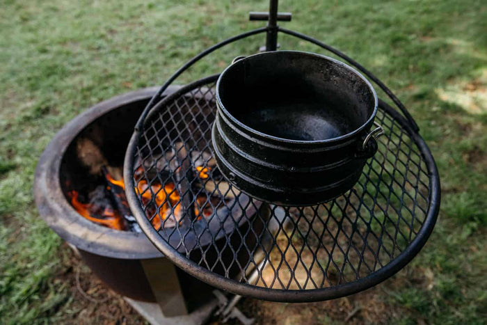 Breeo Kettle on an Outpost Grill