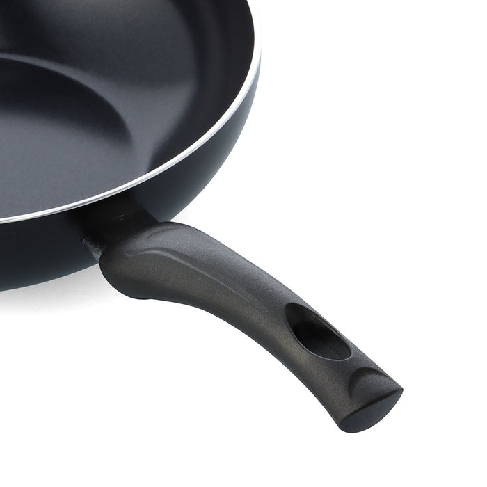 Brilliant koekenpannenset 3-delig zwart met handvat