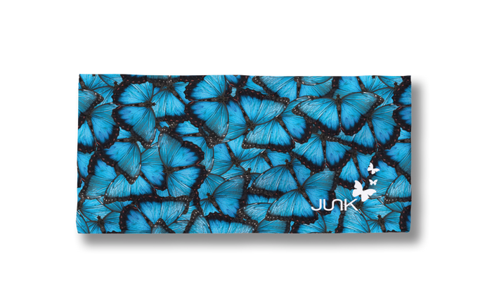 Brittany Allen: Blue Butterfly Big Bang Lite Headband - View 3