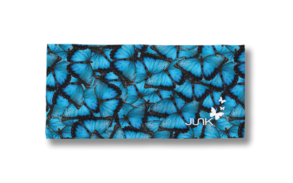 Brittany Allen: Blue Butterfly Big Bang Lite Headband - View 3