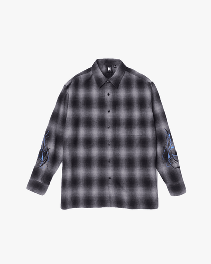 BTS Black Swan Flannel Shirt 01 (Gray)