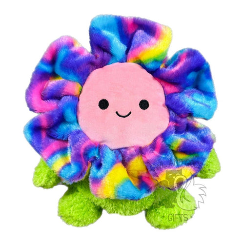 Bum Bumz 7.5 Inch Faye the Tie Dye Flower Groovy Bumz Plush Toy - Owl & Goose Gifts