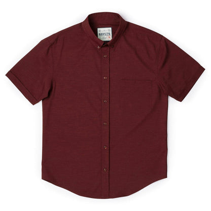 RSVLTS RSVLTS RSVLTS "Burnt Russet"_ KUNUFLEX Short Sleeve Shirt