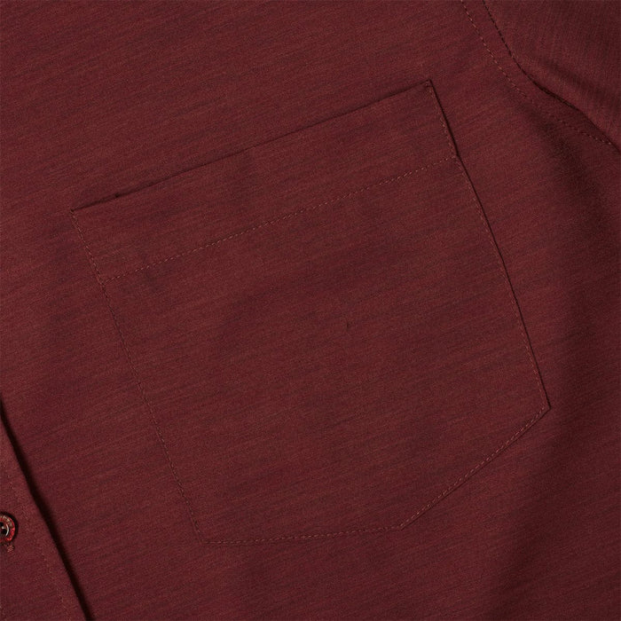 RSVLTS RSVLTS RSVLTS "Burnt Russet"_ KUNUFLEX Short Sleeve Shirt