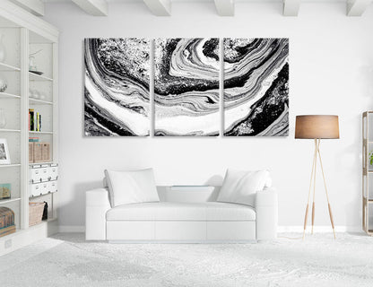 BW Abstract Canvas Print #1347