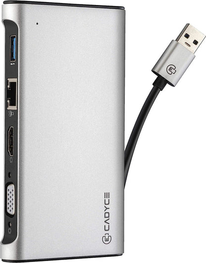 Cadyce CA U3TDS USB 3.0 Travel Docking Station