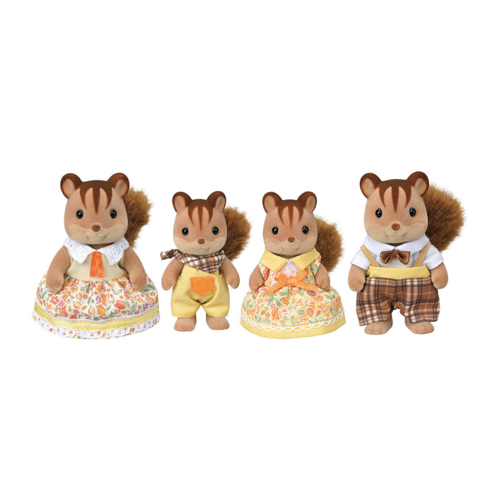 Calico Critters Walnut Squirrel Family