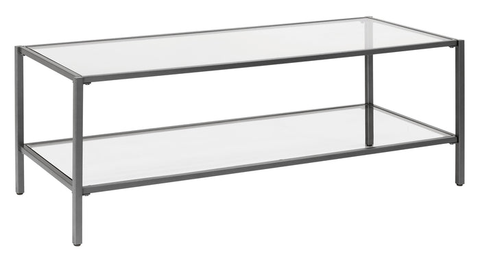 Camber Elite 45" Rectangle Coffee Table, Pewter 72060