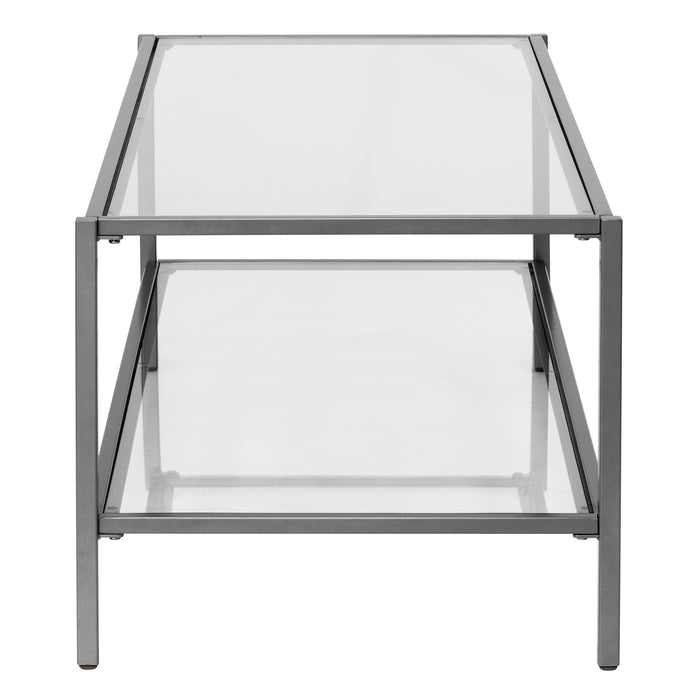 Camber Elite 45" Rectangle Coffee Table, Pewter 72060