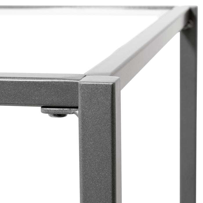 Camber Elite 45" Rectangle Coffee Table, Pewter 72060