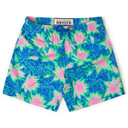 RSVLTS S RSVLTS® RSVLTS Loyalty Program - "Floral City #1 A (Green Flowers)" _ Hybrid Shorts RSVLTS Loyalty Program - "Floral City #1 A (Green Flowers)" _ Hybrid Shorts