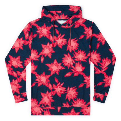 RSVLTS XS RSVLTS® RSVLTS Loyalty Program "Floral City #2 (navy/red)"_ Performance Hoodie RSVLTS Loyalty Program "Floral City #2 (navy/red)"_ Performance Hoodie