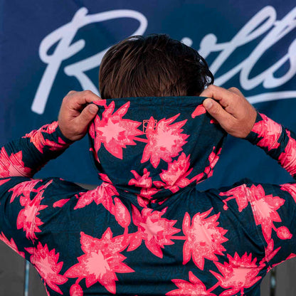 RSVLTS RSVLTS® RSVLTS Loyalty Program "Floral City #2 (navy/red)"_ Performance Hoodie RSVLTS Loyalty Program "Floral City #2 (navy/red)"_ Performance Hoodie
