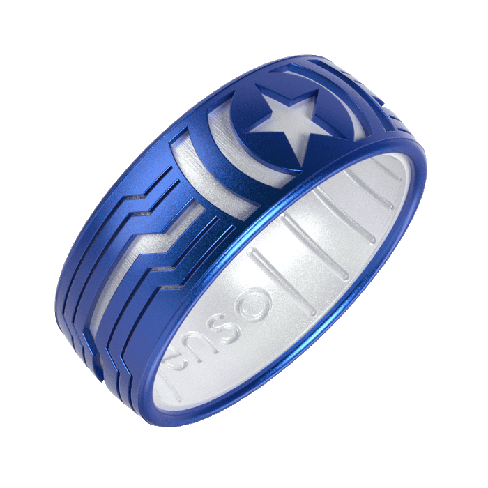 Marvel Silicone Rings - Cap's Shield