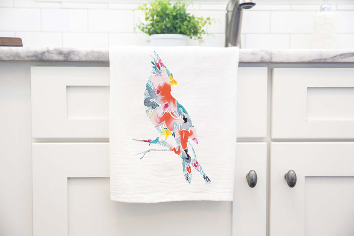 Cardinal Flour Sack Tea Towel