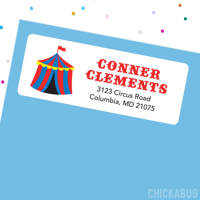 Carnival Address Labels