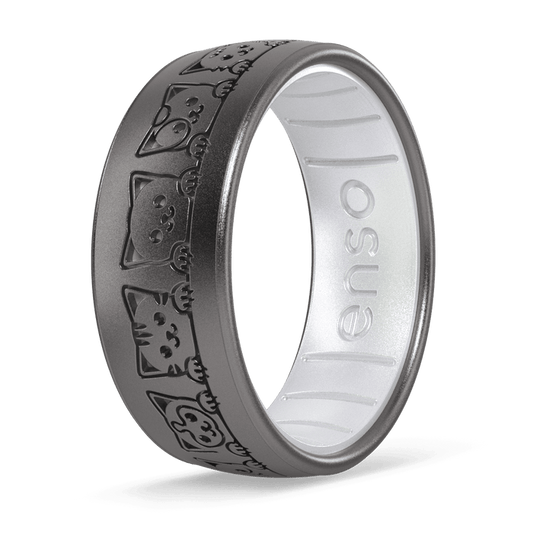 Enso Cares Best Friends Animal Society Silicone Ring - Cats All Around