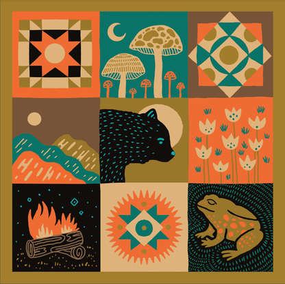 Catskills Quilt Print