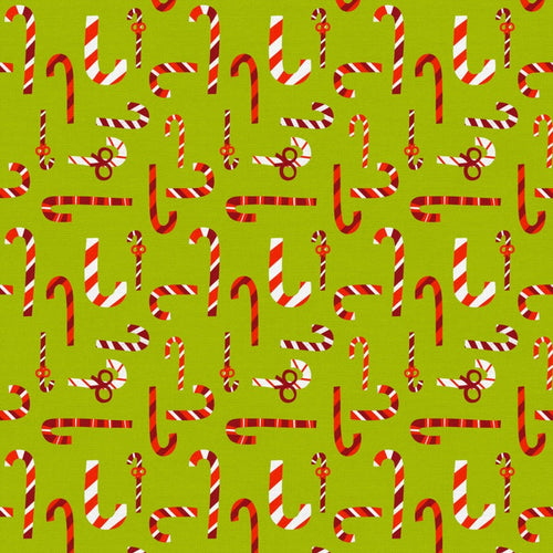Christmas Town Candy Canes- Lime Green