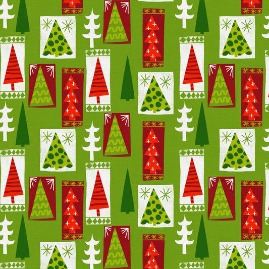 Christmas Town Christmas Trees- Green