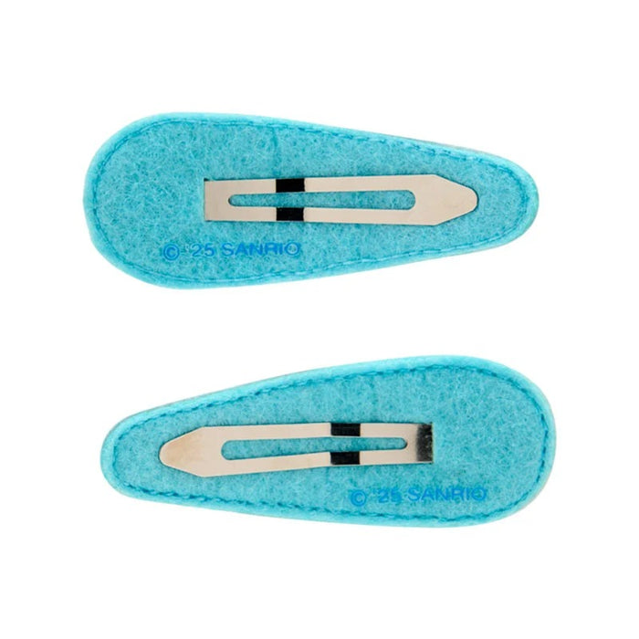 Cinnamoroll 2-pc Quilted Hair Clip Set Accessory Japan Original