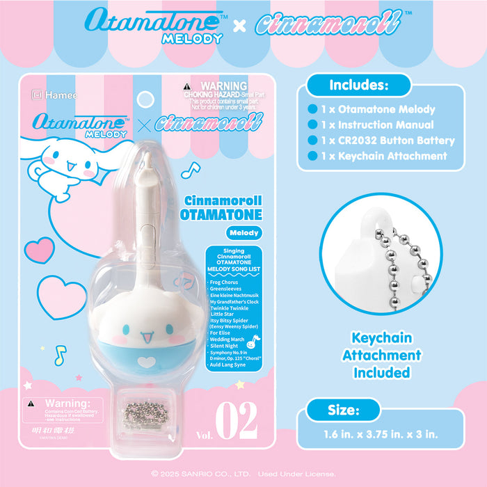 Cinnamoroll Mini Otamatone Melody Charm Accessory Hamee.com - Hamee US