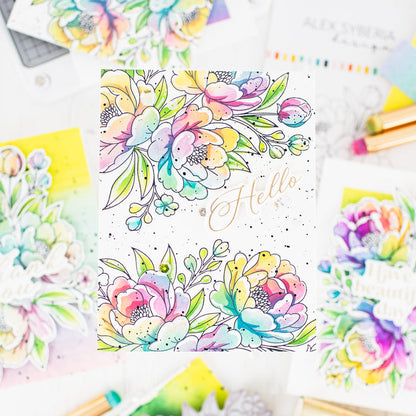 Classic Sentiments Press Plate & Die Set