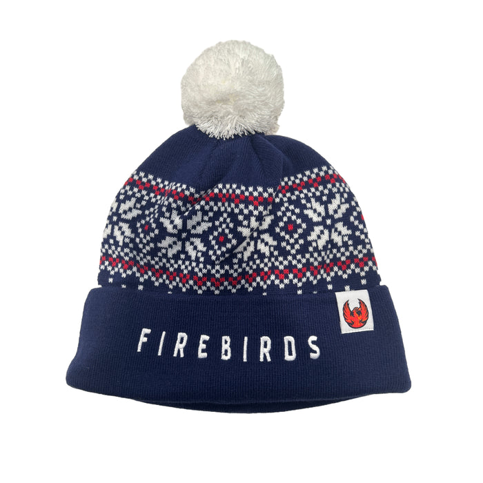 Coachella Valley Firebirds CCM Snowflake Pom Beanie