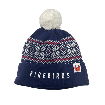Coachella Valley Firebirds CCM Snowflake Pom Beanie