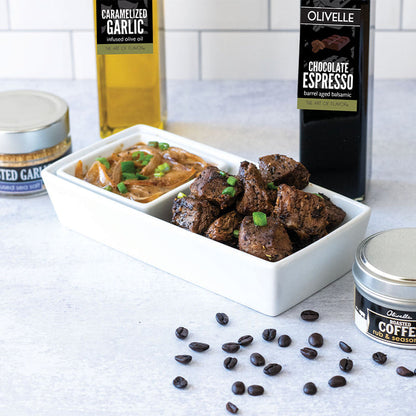 Coffee Steak Tips with Whiskey Cream Sauce