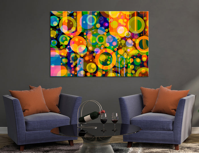 Colorful Triptych Canvas Print #1294