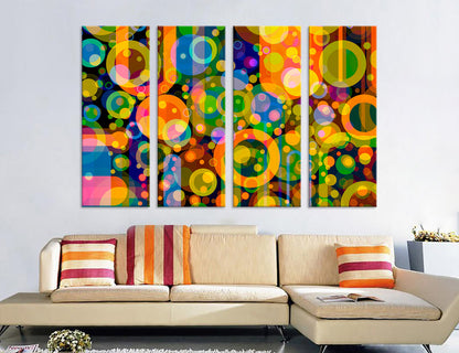 Colorful Triptych Canvas Print #1294
