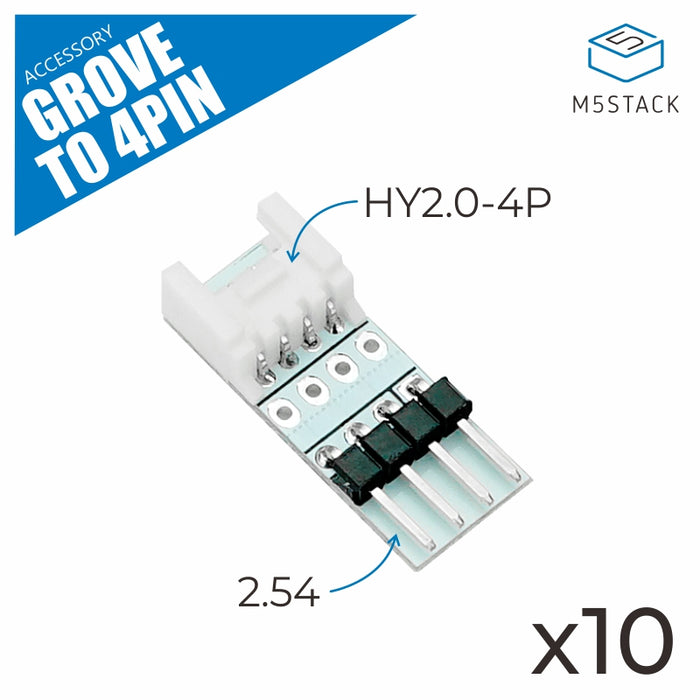Connector Grove to 4 Pin (10pcs) - m5stack-store